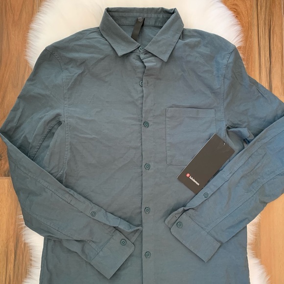 Lululemon all town button down gravity long sleeve - Picture 2 of 5